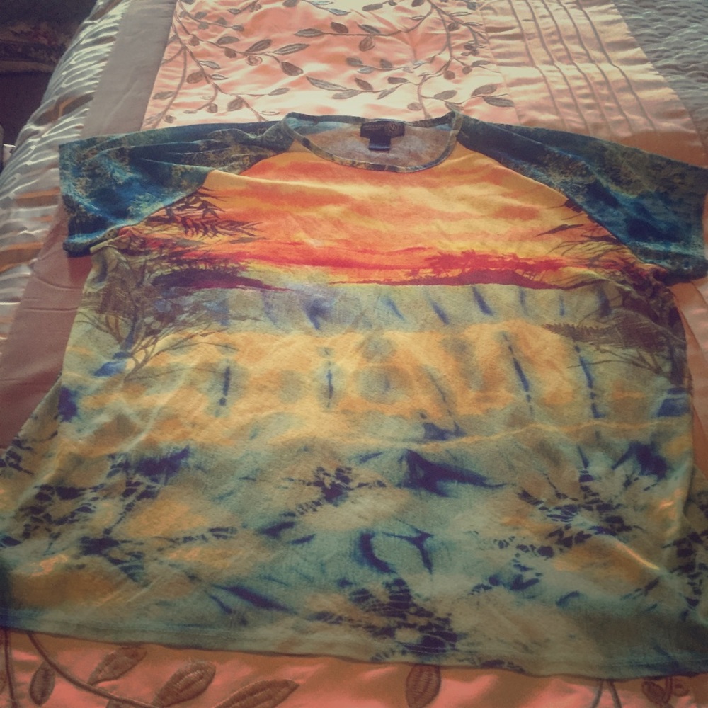 Lightweight, almost sheer summer top.
